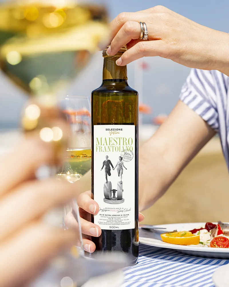 Maestro Frantoiano - Premium Olivenöl aus Apulien – mit hochwertiger Textur und Farbe
